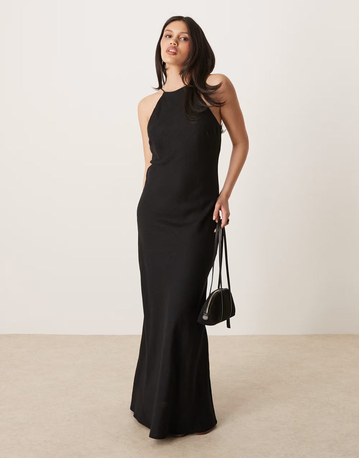 Rochie maxi ASOS, negru