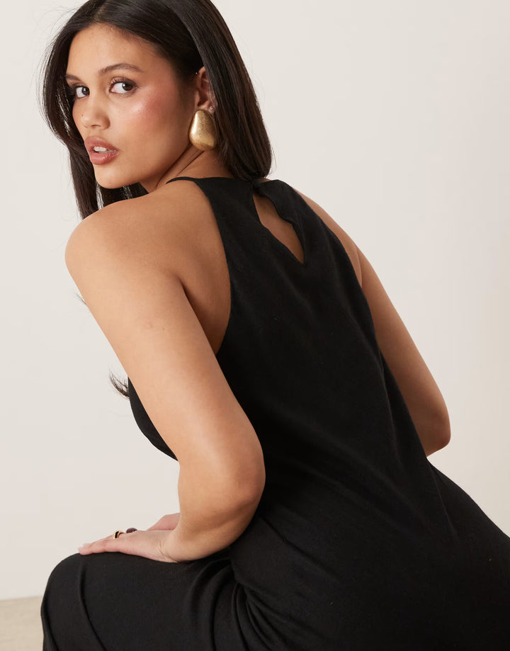 Rochie maxi ASOS, negru
