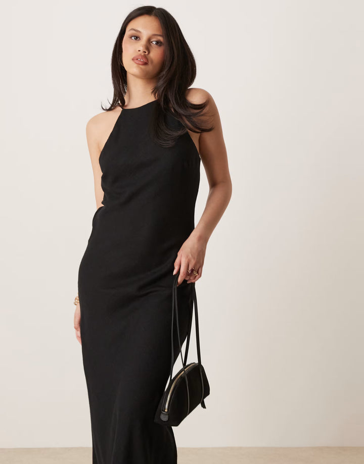 Rochie maxi ASOS, negru