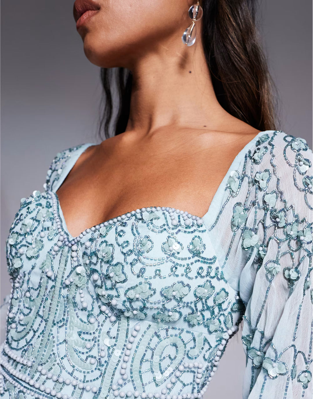 Rochie de ocazie ASOS, verde