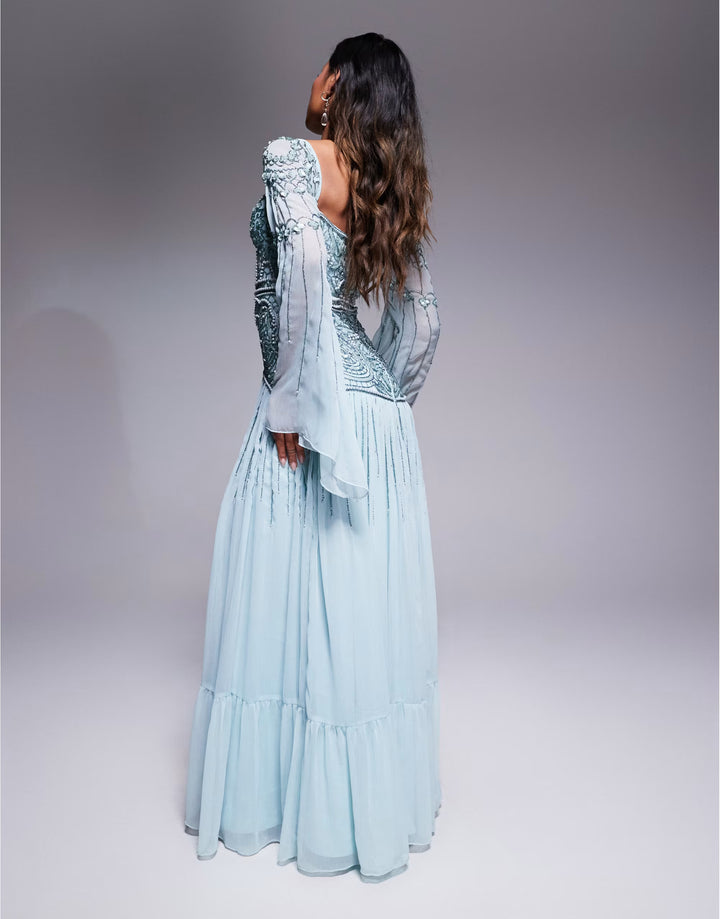 Rochie de ocazie ASOS, verde