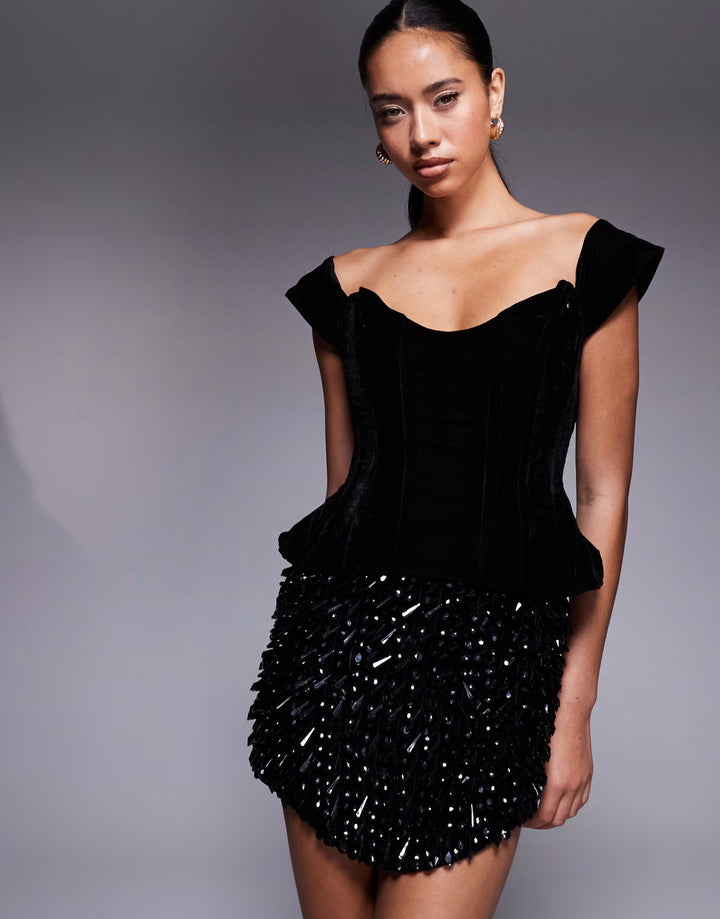 Rochie de ocazie Asos, negru