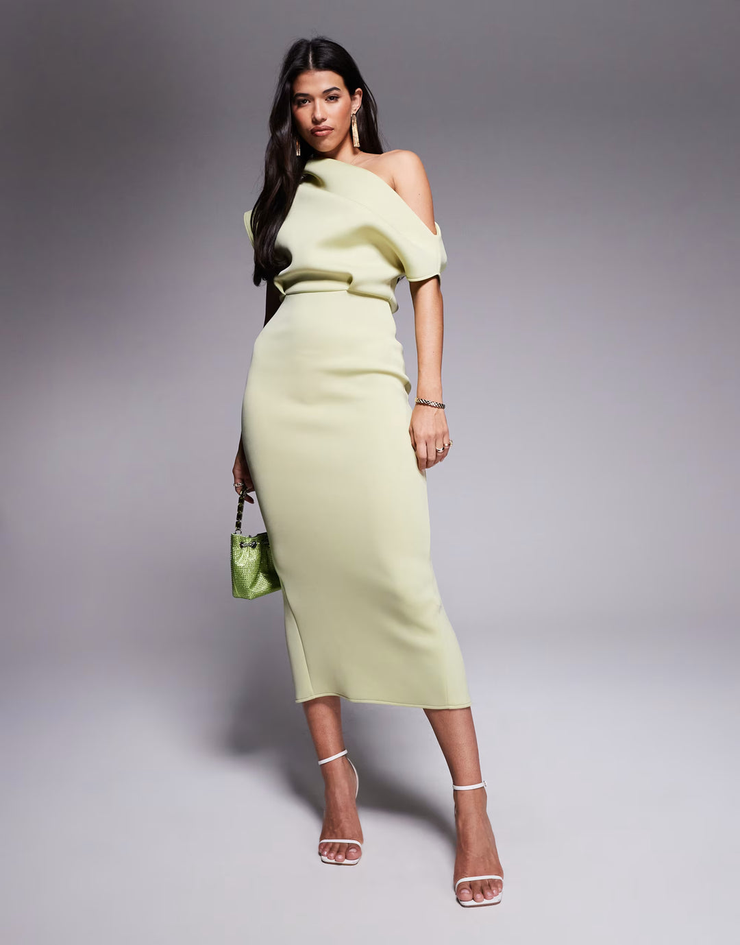 Rochie maxi ASOS, verde