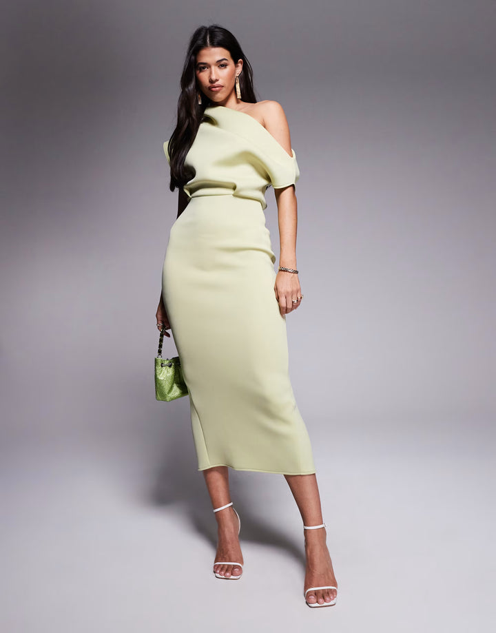 Rochie maxi ASOS, verde