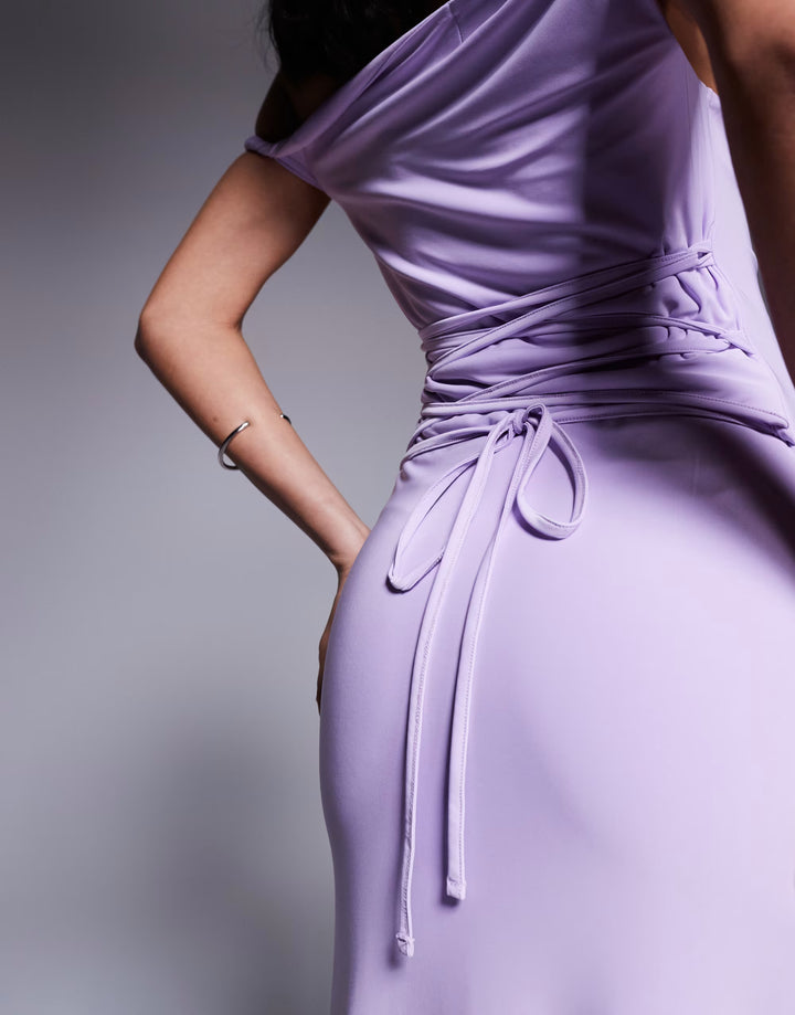Rochie maxi ASOS, mov