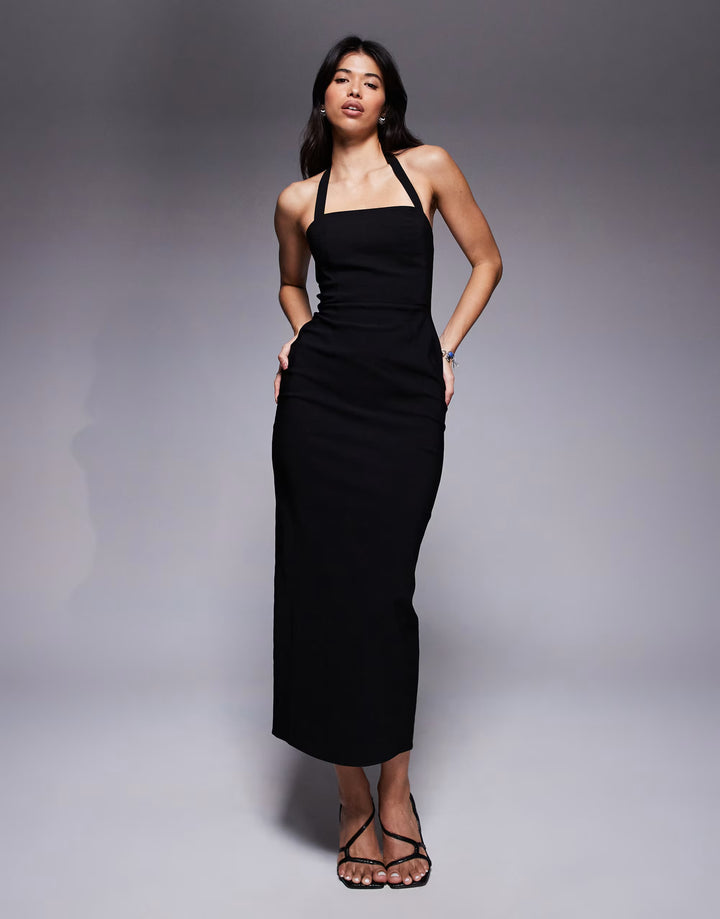 Rochie maxi ASOS, negru
