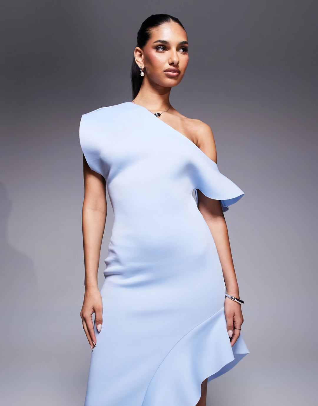 Rochie maxi ASOS, albastru