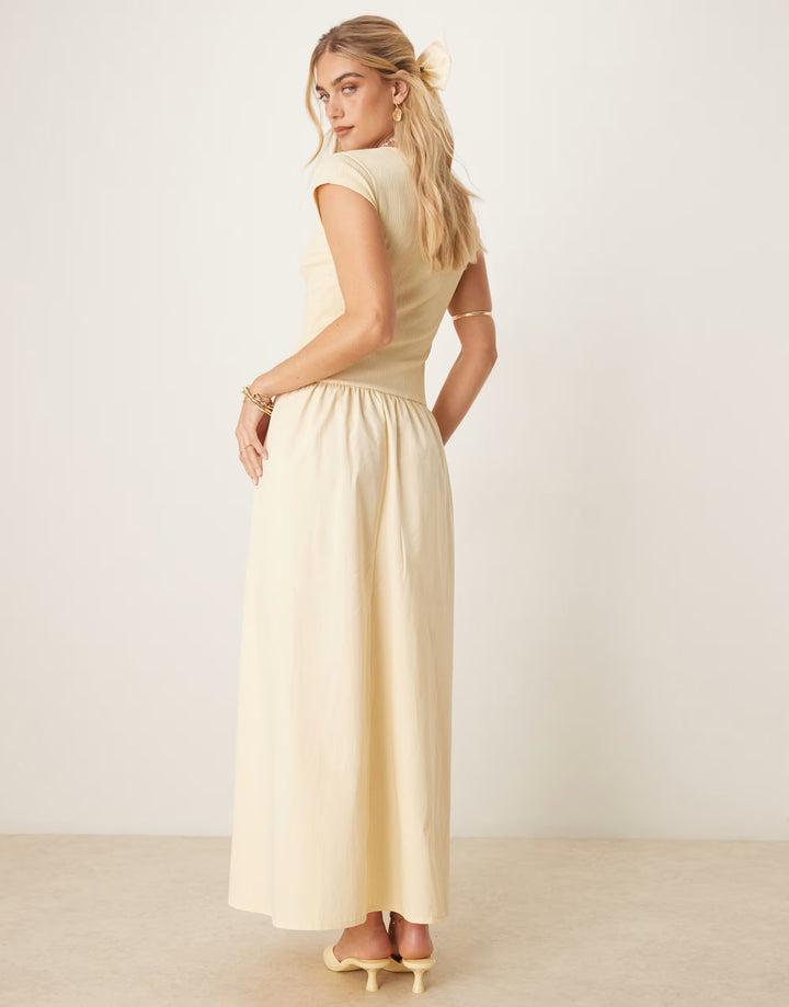 Rochie maxi ASOS, galben