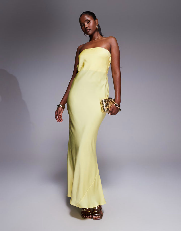 Rochie maxi ASOS, galben