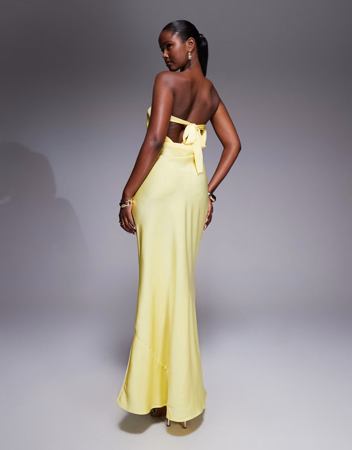 Rochie maxi ASOS, galben