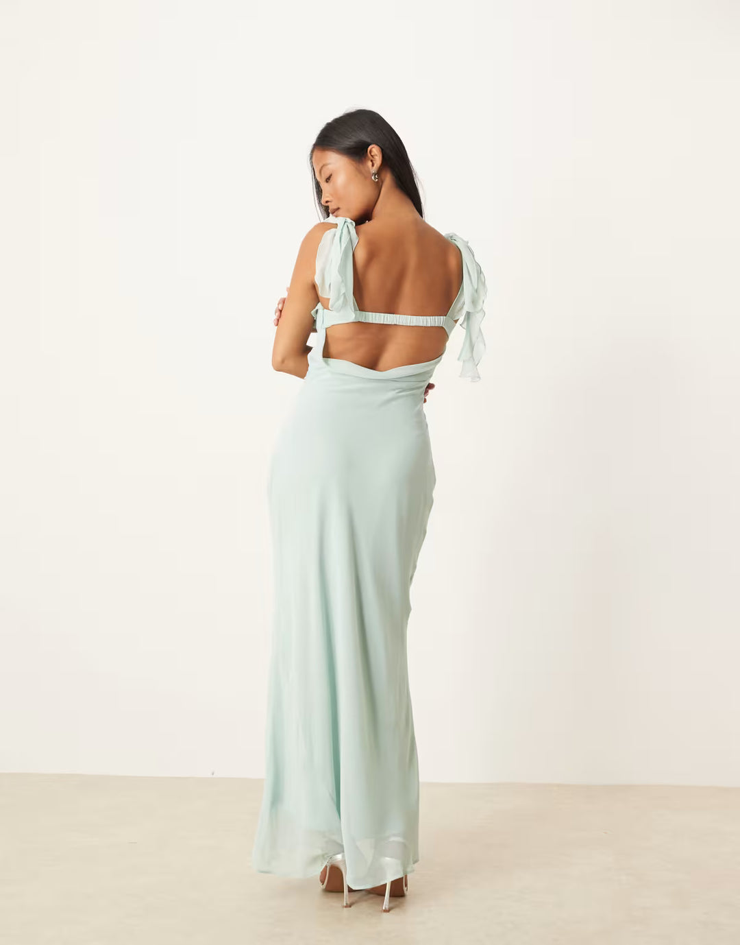 Rochie maxi ASOS, verde