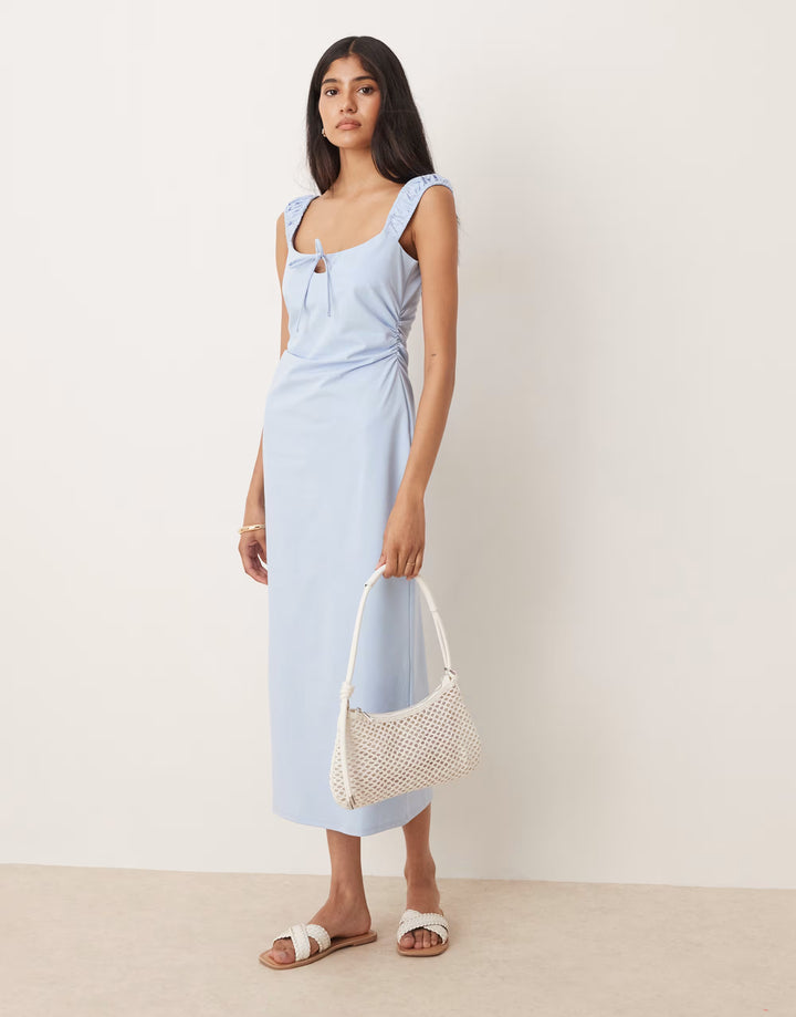 Rochie maxi ASOS, albastru