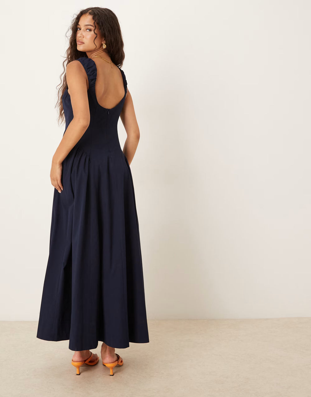 Rochie maxi ASOS, albastru