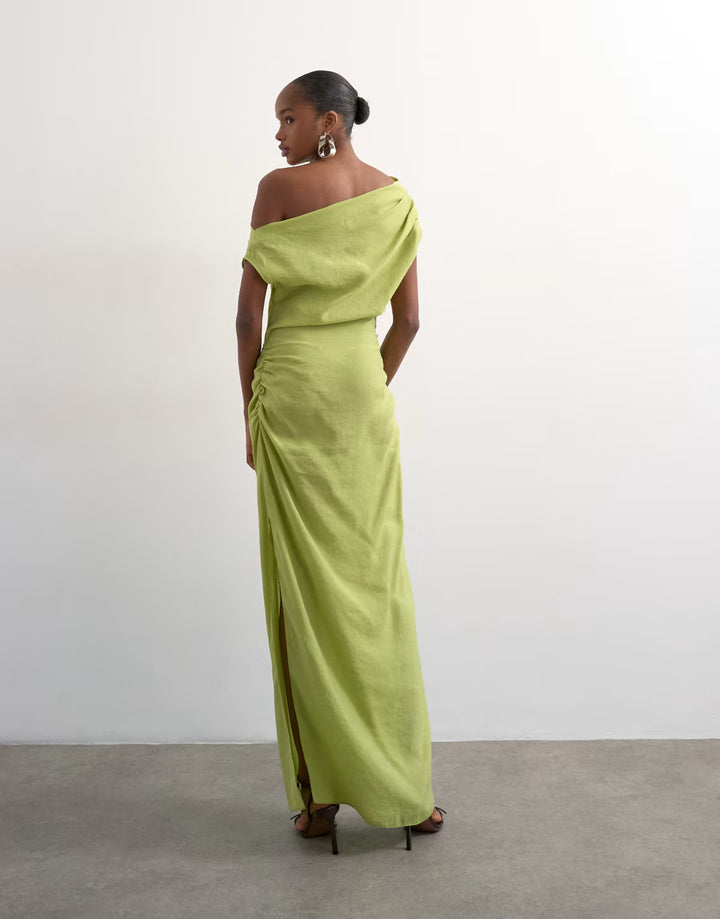 Rochie maxi ASOS, verde