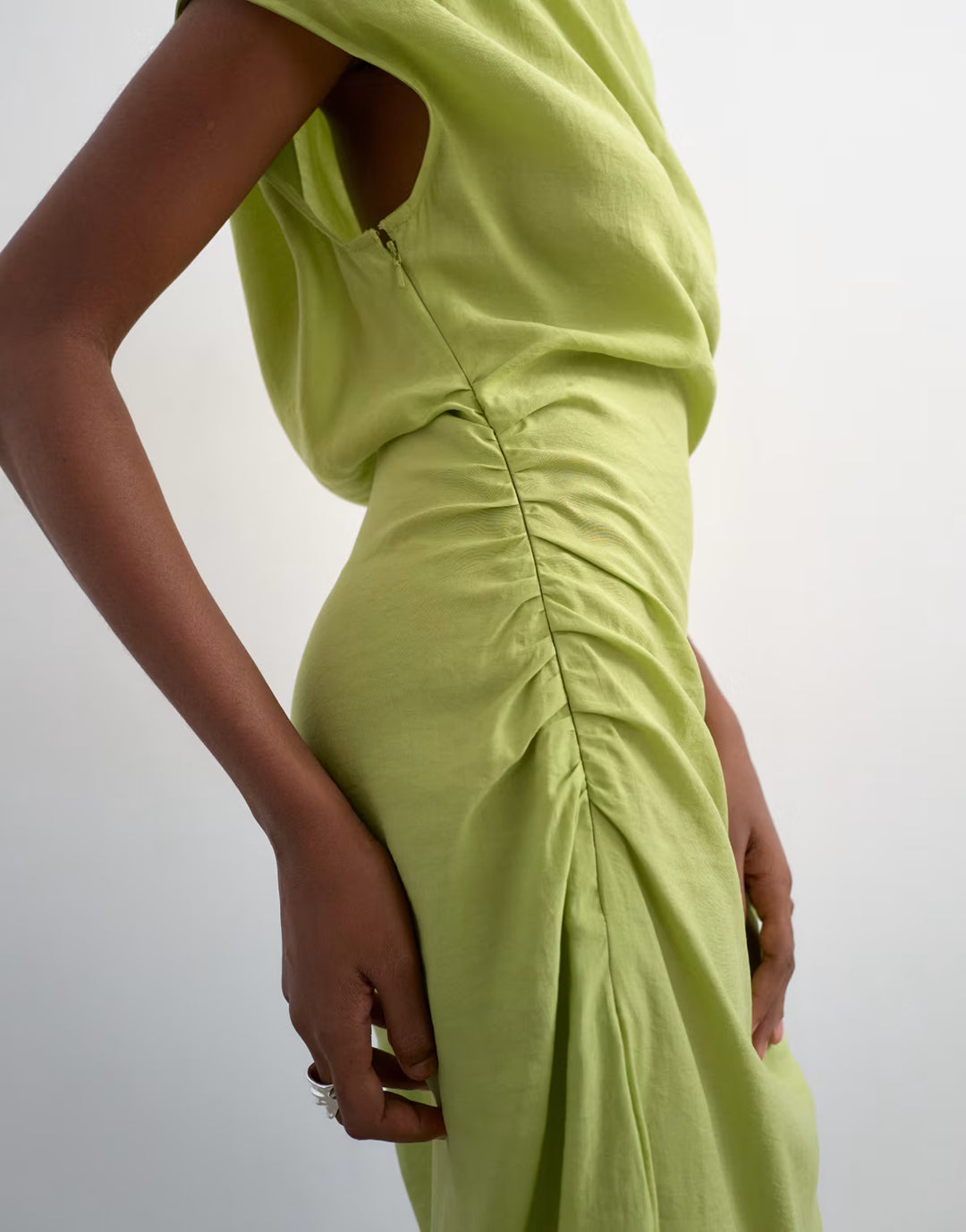 Rochie maxi ASOS, verde