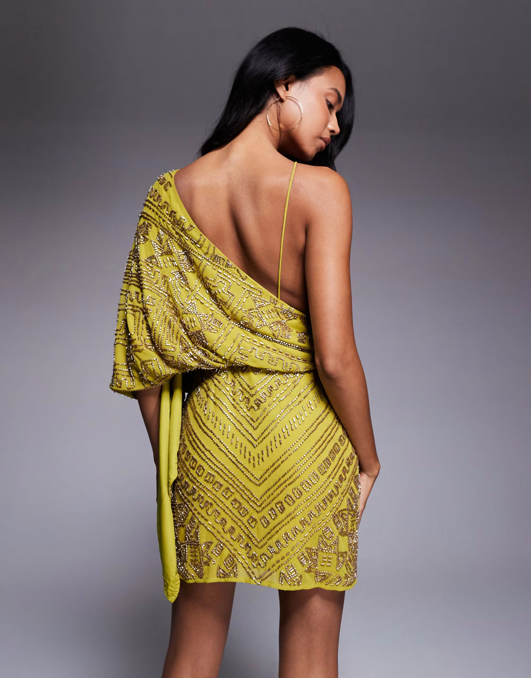 Rochie de ocazie Asos, verde