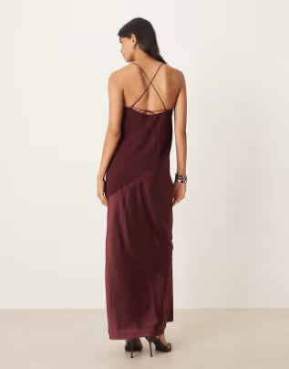 Rochie maxi ASOS, vișiniu