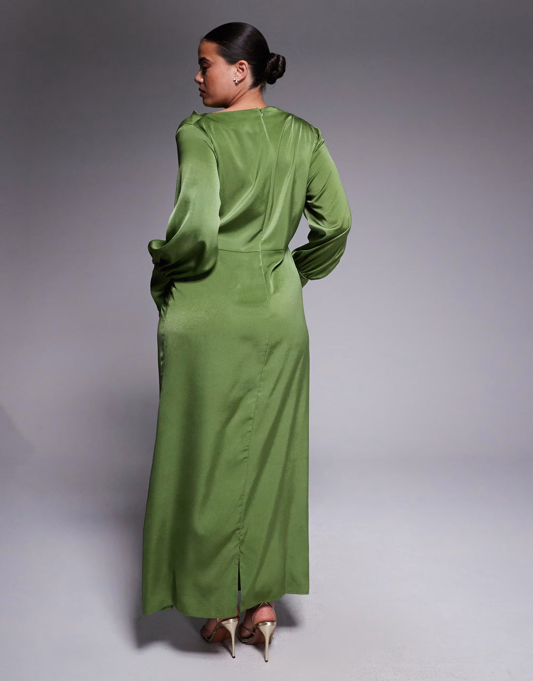 Rochie maxi ASOS, verde