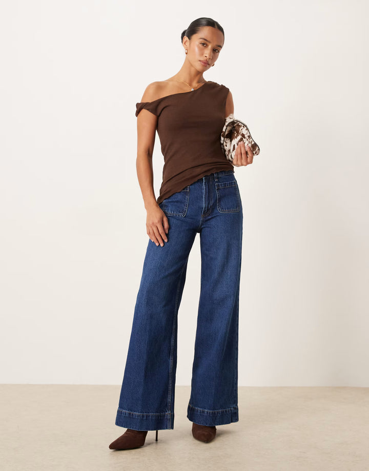Jeans Asos, albastru