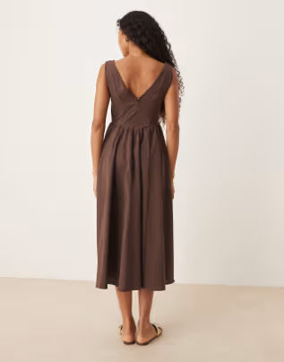 Rochie maxi ASOS, maro