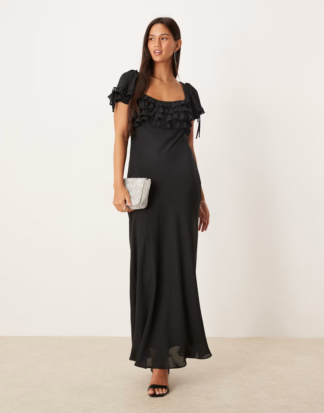 Rochie maxi ASOS, negru