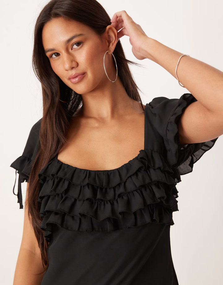 Rochie maxi ASOS, negru