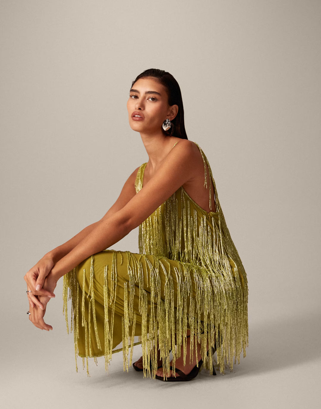 Rochie de ocazie ASOS, verde