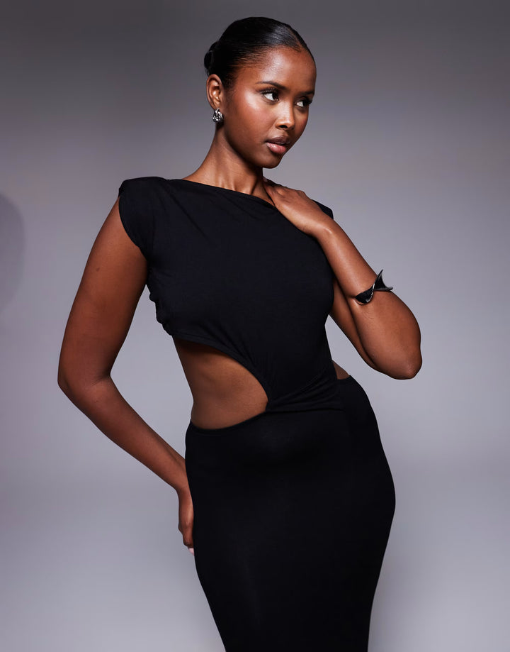 Rochie maxi ASOS, negru