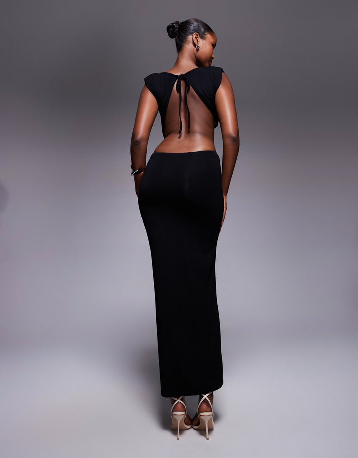 Rochie maxi ASOS, negru