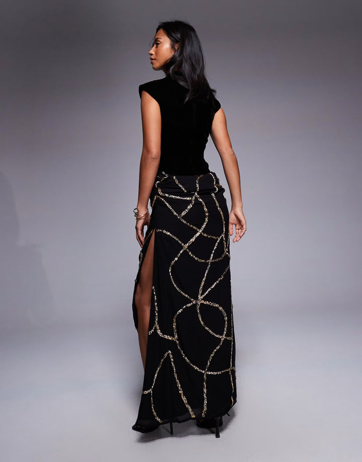 Rochie de ocazie Asos, negru