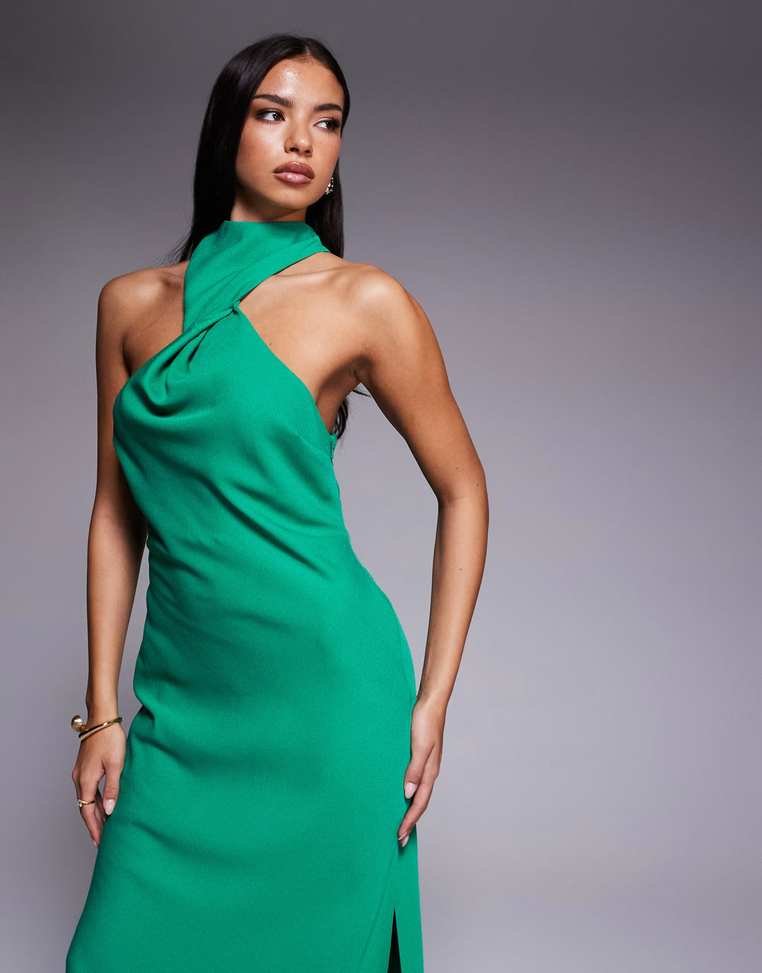 Rochie maxi ASOS, verde
