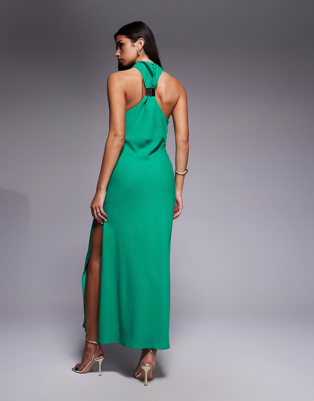 Rochie maxi ASOS, verde
