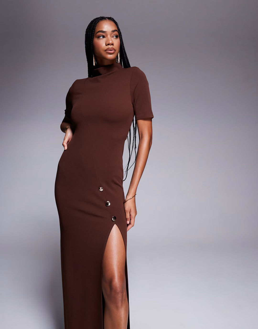 Rochie maxi ASOS, maro