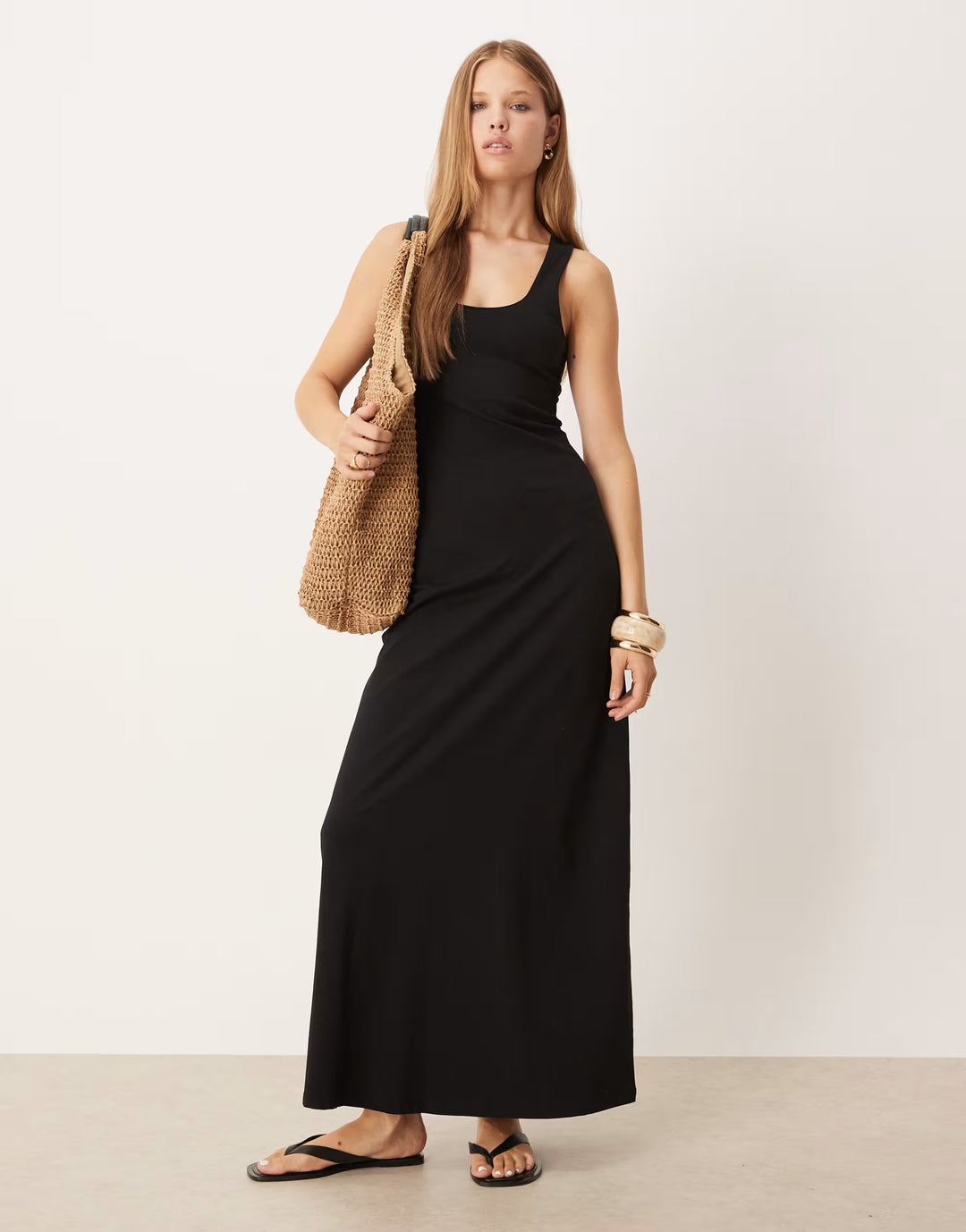 Rochie maxi ASOS, negru
