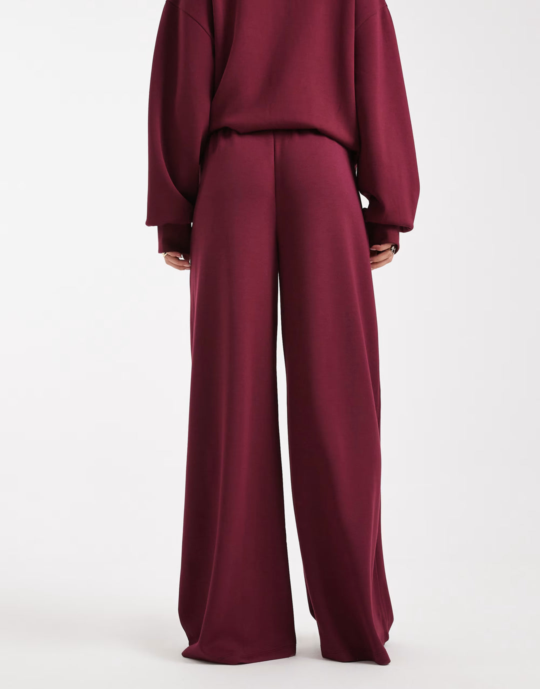 Pantaloni ASOS, vișiniu