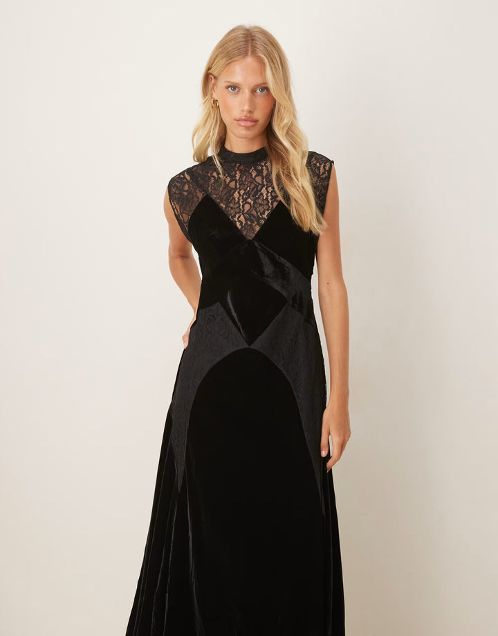 Rochie maxi ASOS, negru