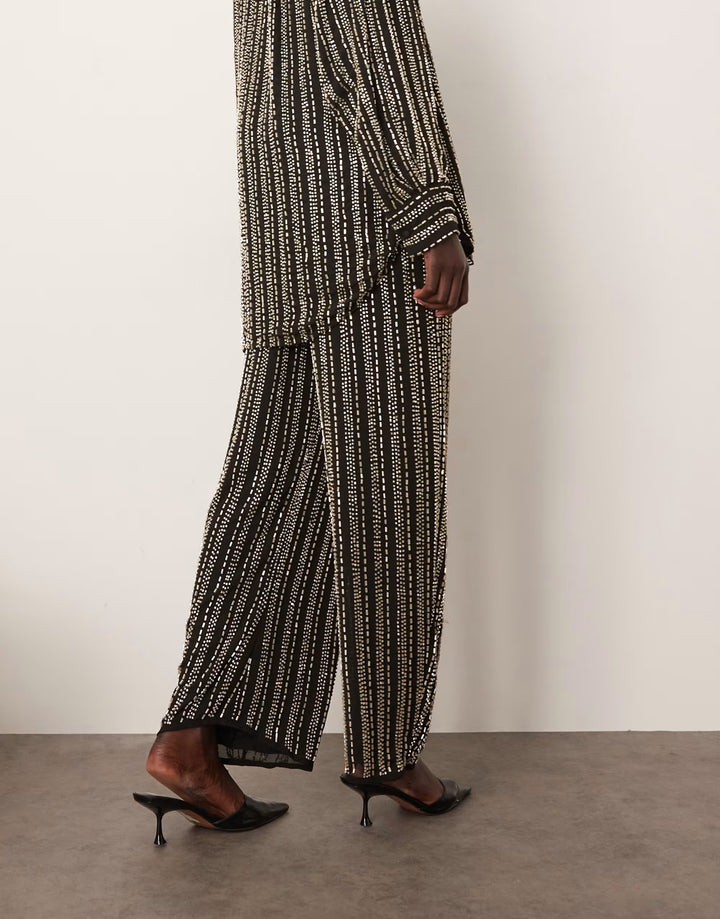 Pantaloni ARRANGE, fekete