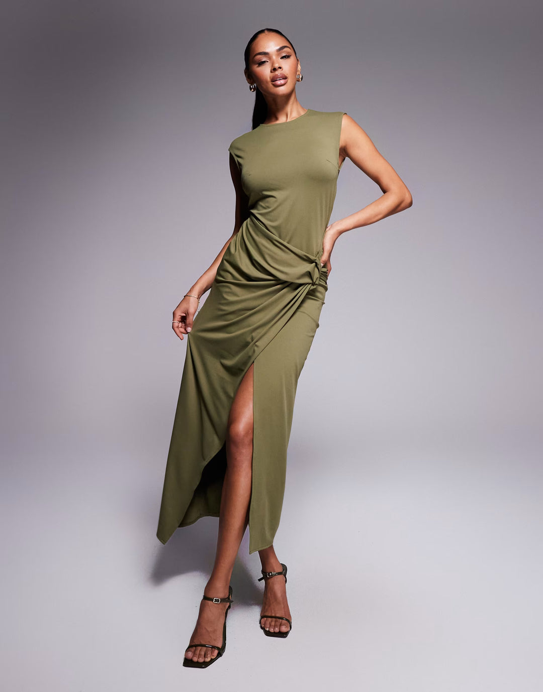 Rochie maxi ASOS, verde