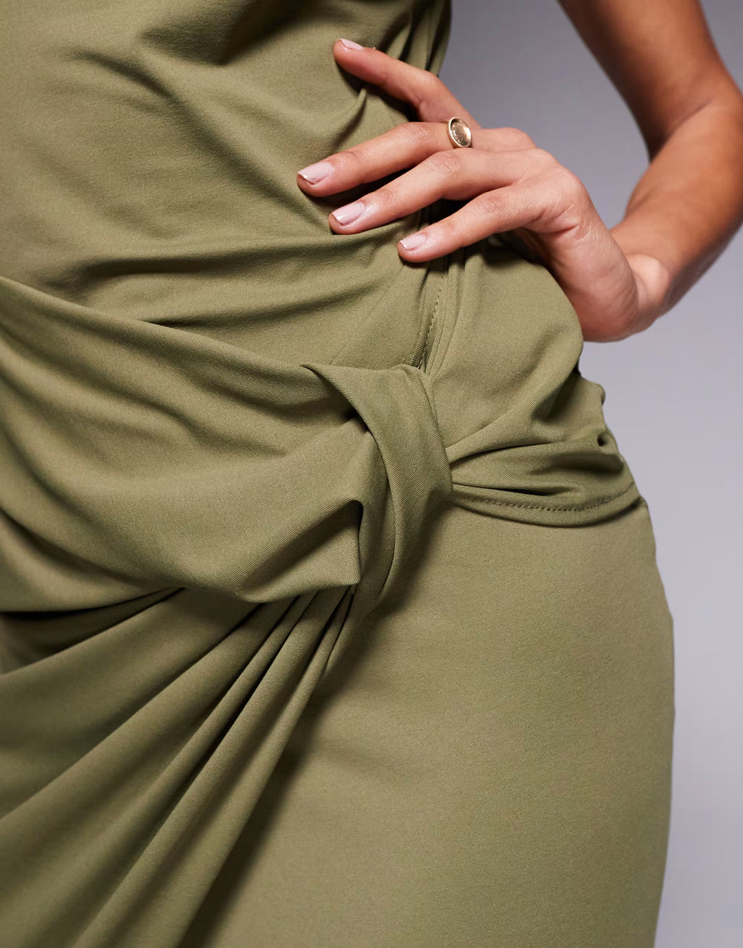 Rochie maxi ASOS, verde