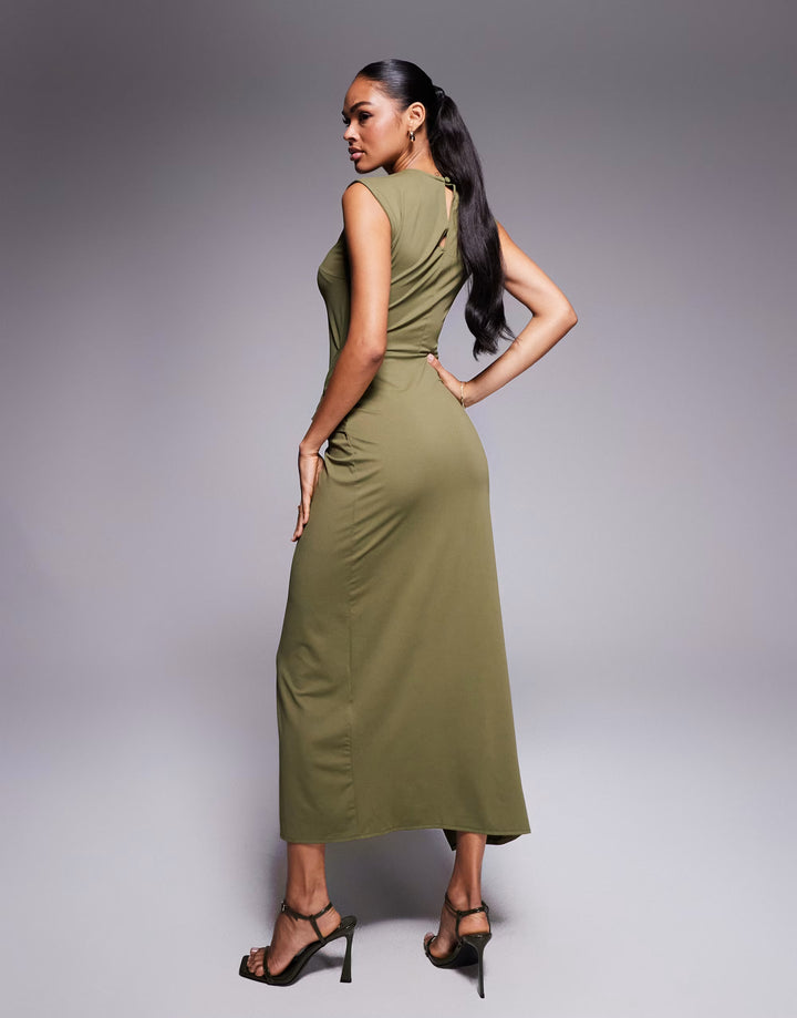 Rochie maxi ASOS, verde