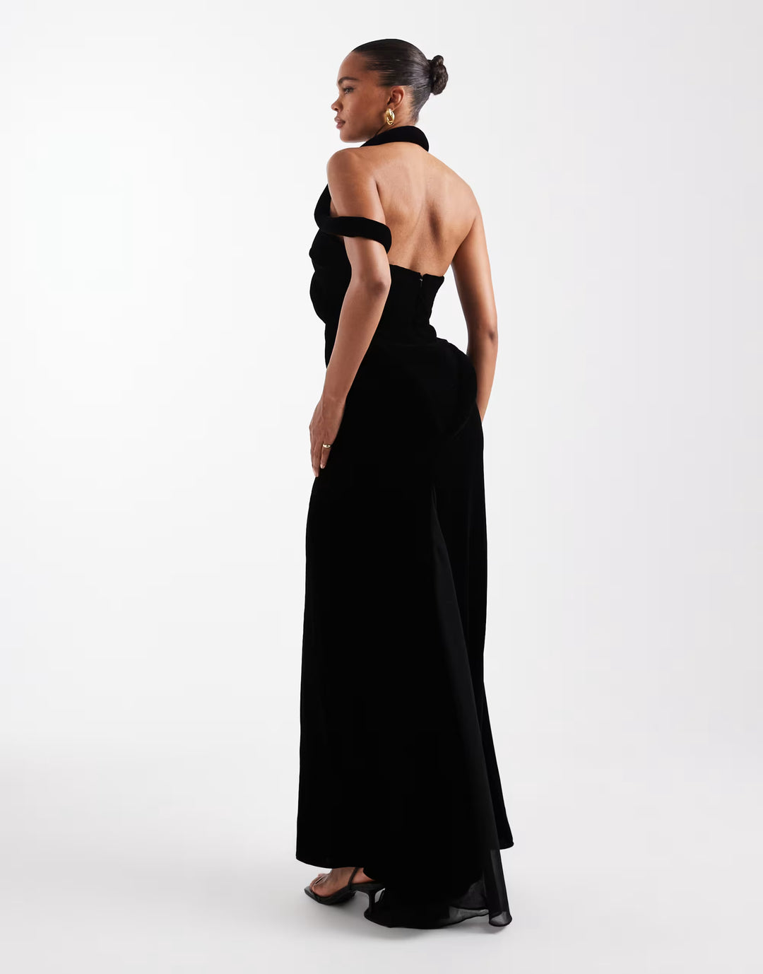 Rochie maxi ASOS, negru