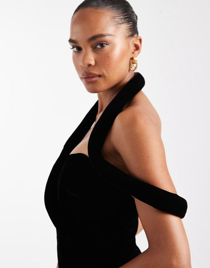 Rochie maxi ASOS, negru