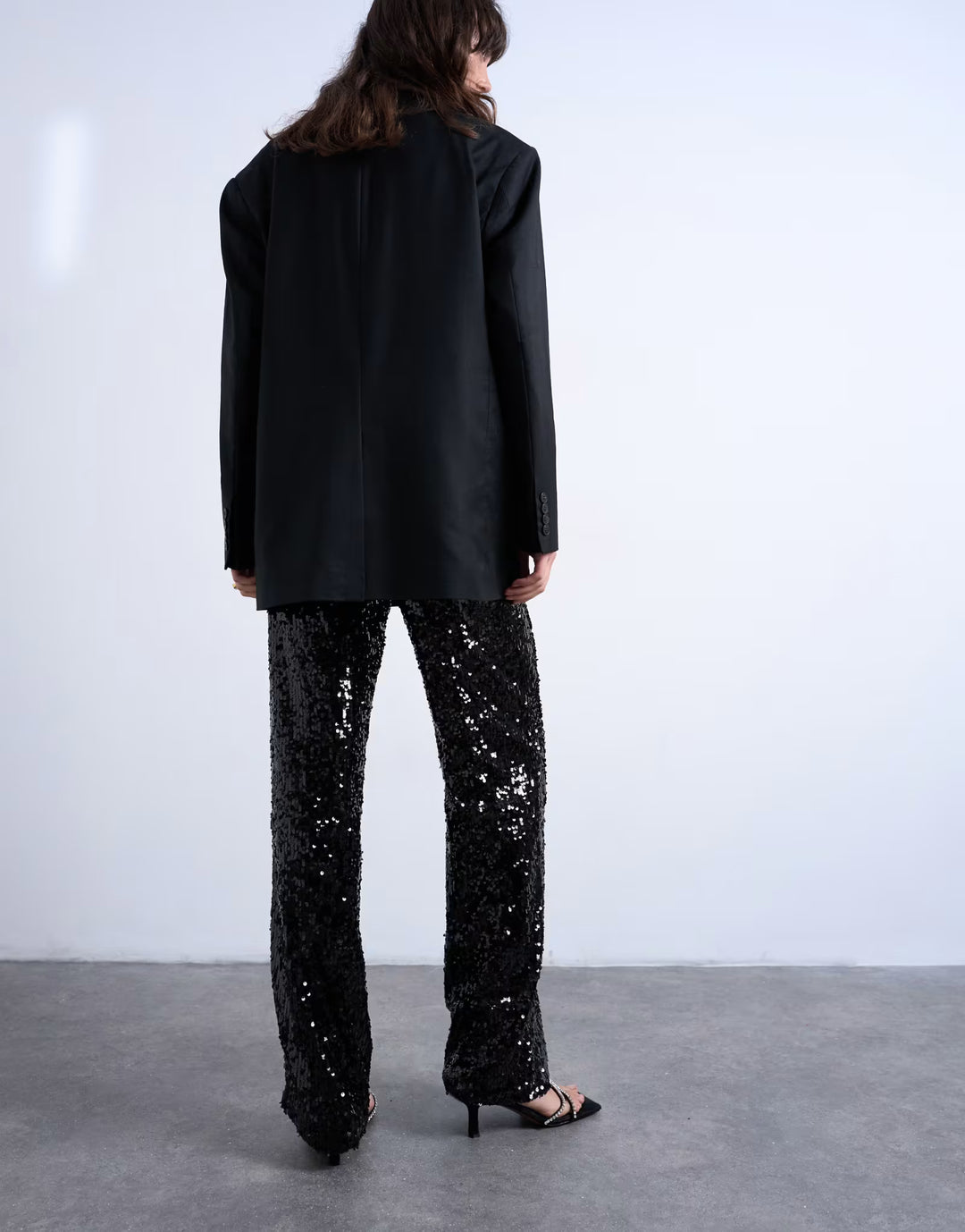 Pantaloni Topshop, negru
