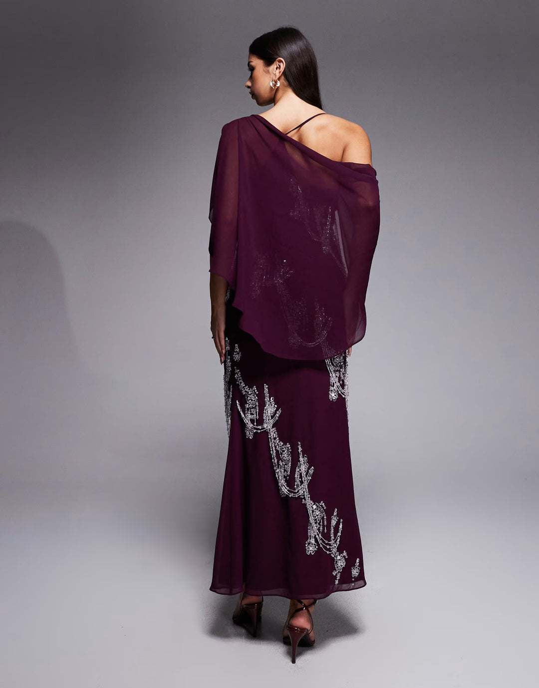 Rochie de ocazie Asos, mov