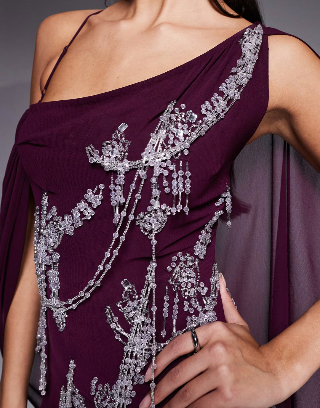 Rochie de ocazie Asos, mov