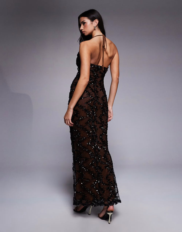 Rochie de ocazie ASOS, mix culori