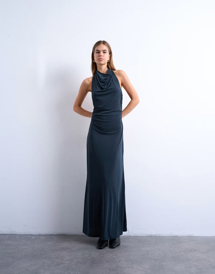 Rochie maxi ASOS, albastru