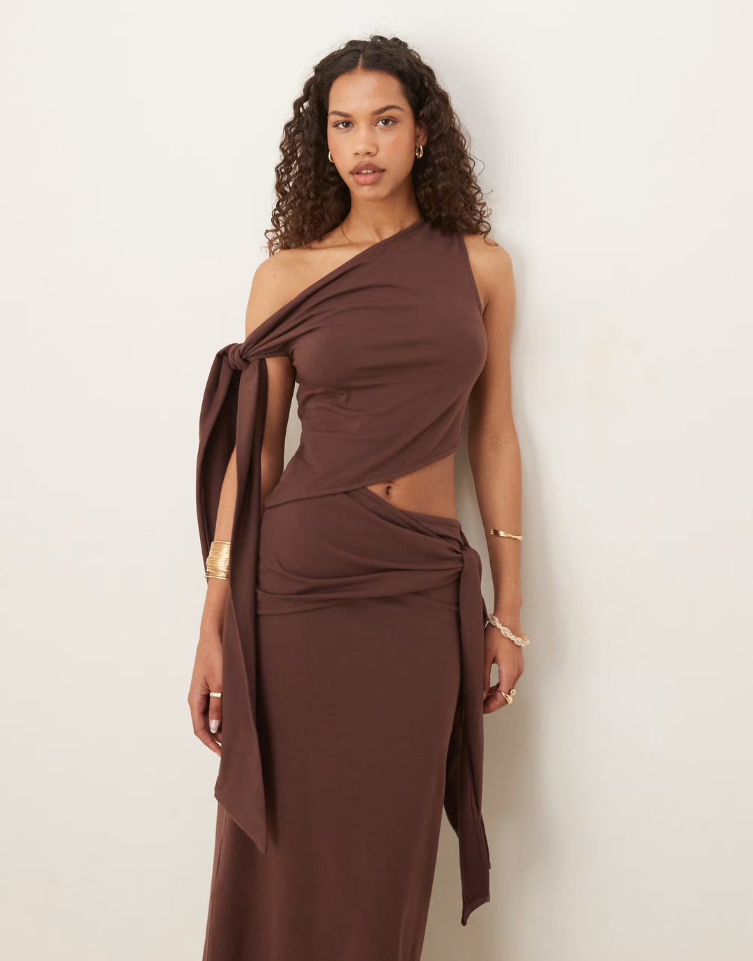 Rochie maxi ASOS, maro