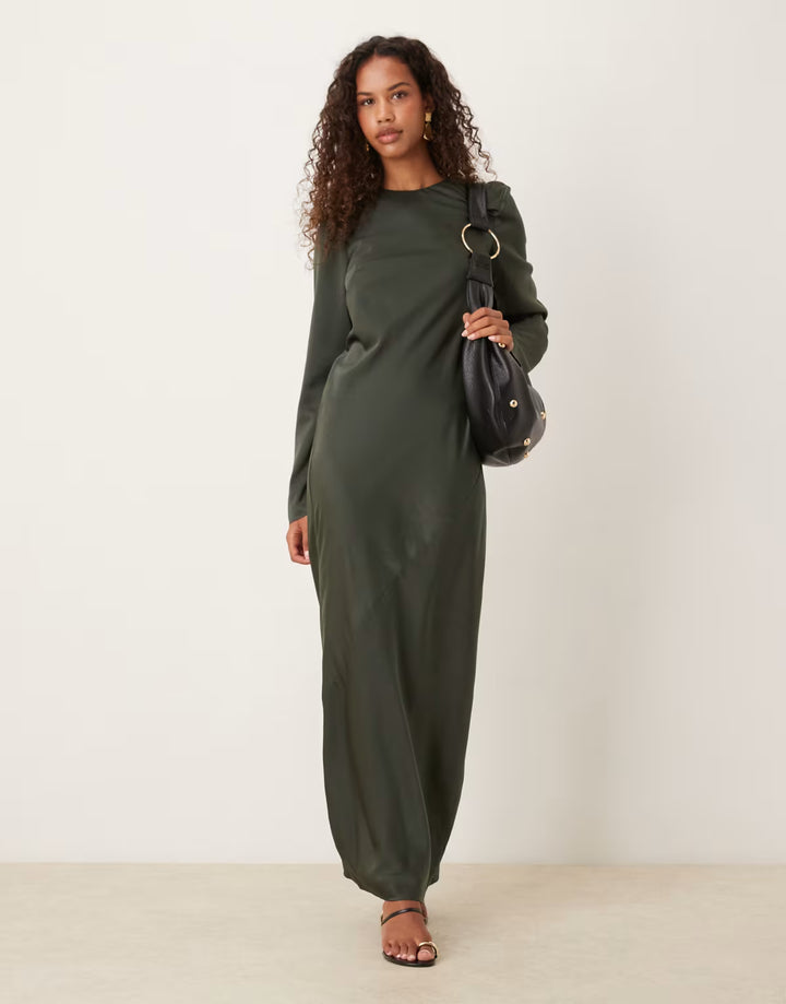 Rochie maxi ASOS, verde
