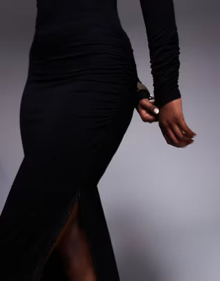 Rochie maxi ASOS, negru